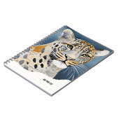 PERSONALISIEREN: Papierleopard | Notebook-Journal Notizblock (Linke Seite)