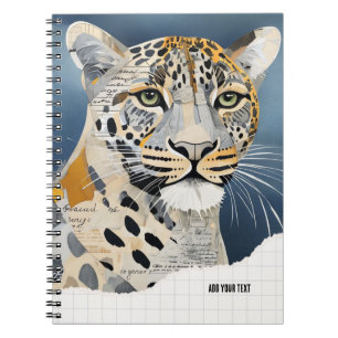 PERSONALISIEREN: Papierleopard   Notebook-Journal Notizblock