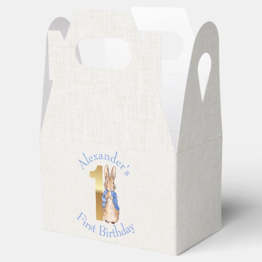 Personalisieren Peter das Kaninchen Erster Geburts Geschenkschachtel (Geöffnet)