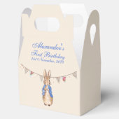 Personalisieren Peter der Rabbit ersten Geburtstag Geschenkschachtel (Geöffnet)