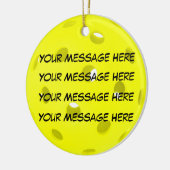 Personalisieren, Pickleall Keramik Ornament (Links)