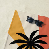 PERSONALISIEREN Pickleball Beach Breeze & Backhand Strandtuch (Beispiel)