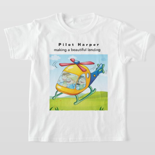 Personalisieren Pilot Harper machen eine schöne La T-Shirt (Ablage )