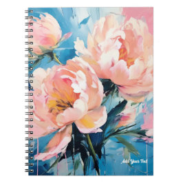 PERSONALISIEREN: Pink Peony | Notebook-Journal Notizblock