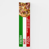 Personalisieren Pizza Shop Italienische Flagge Piz Banner (Vertikal)