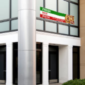 Personalisieren Pizza Shop Italienische Flagge Piz Banner (Äußeres Gebäude)
