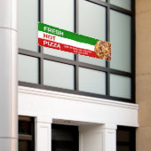 Personalisieren Pizza Shop Italienische Flagge Piz Banner (Äußeres Gebäude)