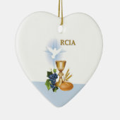 Personalisieren, RCIA-Glückwunsch katholische Sacr Keramik Ornament (Rechts)