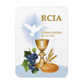 Personalisieren, RCIA-Glückwunsch katholische Sacr Magnet (Vertikal)