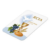 Personalisieren, RCIA-Glückwunsch katholische Sacr Magnet (Linke Seite)