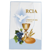 Personalisieren, RCIA-Glückwunsch katholische Sacr Mittlere Geschenktüte (Rückseite)