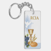 Personalisieren, RCIA-Glückwunsch katholische Sacr Schlüsselanhänger (Vorderseite links)