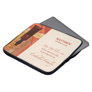 Personalisieren, RCIA Gratulation, katholisch, Rot Laptopschutzhülle