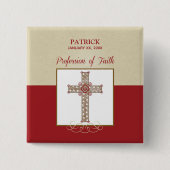 Personalisieren, RCIA-Segnungen zum Beruf des Glau Button (Vorderseite)