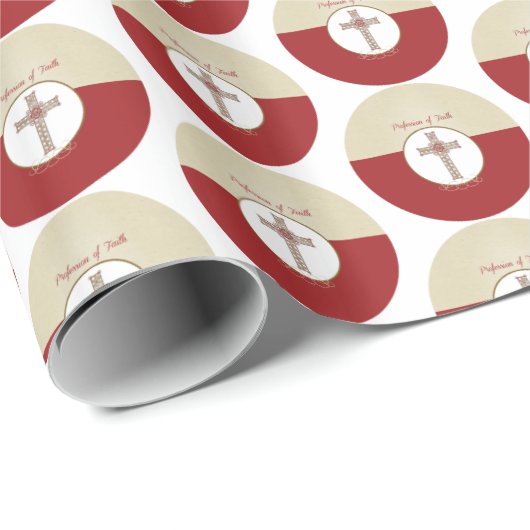 Personalisieren, RCIA-Segnungen zum Beruf des Glau Geschenkpapier (Rolleneckpunkt)