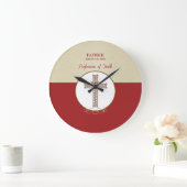 Personalisieren, RCIA-Segnungen zum Beruf des Glau Große Wanduhr (Zuhause)