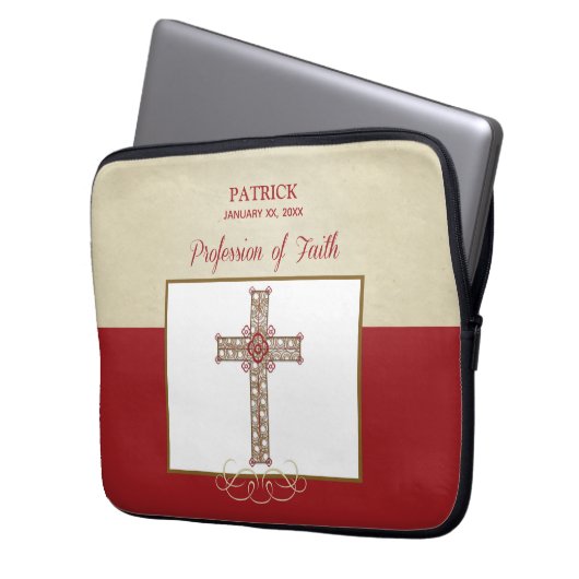 Personalisieren, RCIA-Segnungen zum Beruf des Glau Laptopschutzhülle (Vorderseite Links)