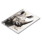 PERSONALISIEREN: Rhino | Notebook-Journal Notizblock (Linke Seite)