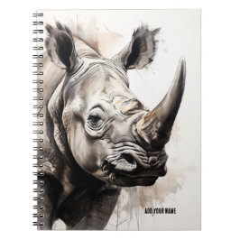 PERSONALISIEREN: Rhino | Notebook-Journal Notizblock