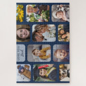 Personalisieren Sie 11 Fotos Marine Moderne Liebe Puzzle (Vertikal)