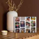 Personalisieren Sie 11 Fotos Moderne Elegante Lieb Fotoplatte<br><div class="desc">Elegantes und modernes Foto, das für jeden Anlass und für jeden Geschenk macht: Hochzeit, Familie, Freunde und beste Freunde, Großeltern, Valentinstag. Um optimale Ergebnisse bei der Personalisierung dieses Designs zu erzielen, sollten Sie das gleiche Format wie die Vorlage verwenden: vertikal, quadratisch, quadratisch usw. Andernfalls wird es immer noch funktionieren, aber...</div>