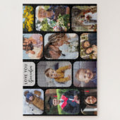 Personalisieren Sie 11 Fotos Moderne schicke Liebe Puzzle (Vertikal)