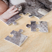 Personalisieren Sie 11 Fotos Taupe Moderne Liebe S Puzzle (Seite)