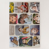 Personalisieren Sie 11 Fotos Taupe Moderne Liebe S Puzzle (Vertikal)