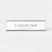 Personalisieren Sie 2 Zoll x 8 Zoll Schreibtischnamensplakette (Vorderseite )