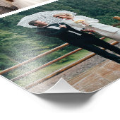 Personalisieren Sie 4 benutzerdefinierte BildColla Fotodruck (Ecke)