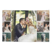 Personalisieren Sie 4 benutzerdefinierte BildColla Kissenbezug (Rückseite-Links)