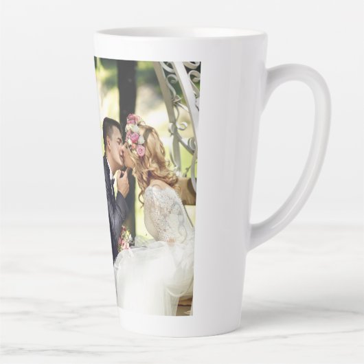 Personalisieren Sie 4 benutzerdefinierte BildColla Milchtasse (Rechts)