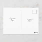 Personalisieren Sie 5,6" x 4,25" Postkartenlandsch Postkarte (Rückseite)