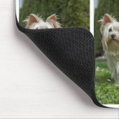 Personalisieren Sie 6 Foto Collage Hundebesitzer Mousepad (Ecke)
