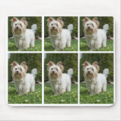 Personalisieren Sie 6 Foto Collage Hundebesitzer Mousepad (Vorne)