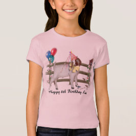 Personalisieren Sie Adorable Boer Goat Kid Birthda T-Shirt