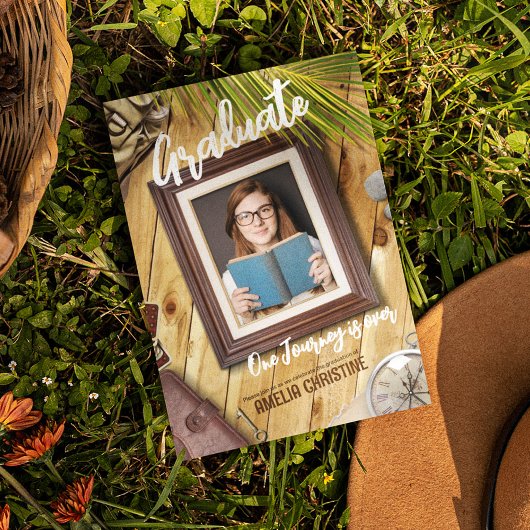 Personalisieren Sie Adventurer Theme Abschluss Ein Einladung