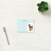 Personalisieren Sie Airedale Terrier Post-it Klebezettel (Büro)
