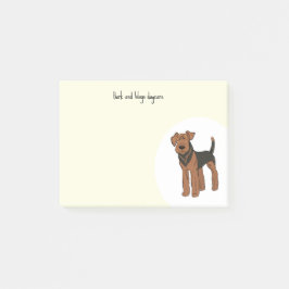 Personalisieren Sie Airedale Terrier Post-it Klebezettel