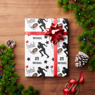 Personalisieren Sie alle Star Football Player Geschenkpapier