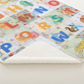 Personalisieren Sie Alphabet Sherpa Blanket Sherpadecke (3/4)
