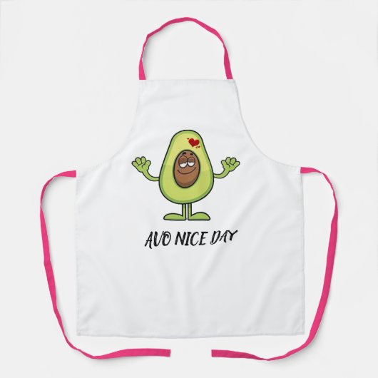 Personalisieren Sie Avocado Avo Nice Day Baker Koc Schürze (Vorderseite)