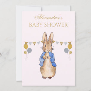 Personalisieren Sie Baby Shower Klassischer Hase Einladung