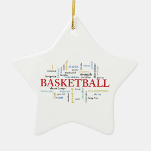 Personalisieren Sie Basketball Coach Vielen Dank i Keramik Ornament