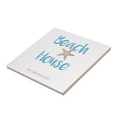 Personalisieren Sie Beach House Starfish Fliese (Seite)