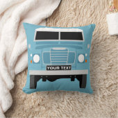 Personalisieren Sie benutzerdefinierte blaue Land  Kissen (Decke)