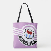 Personalisieren Sie benutzerdefinierte Lilac Morri Tasche (Rückseite)
