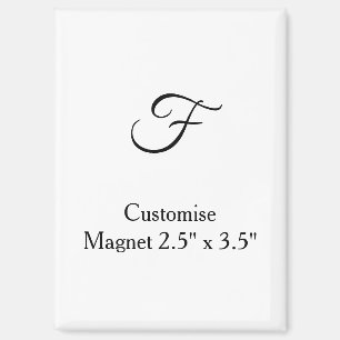personalisieren Sie benutzerdefiniertes einfaches Magnet