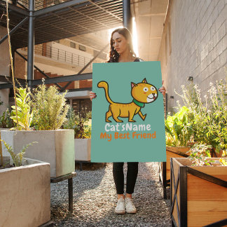Personalisieren Sie Best Friend Cat Poster