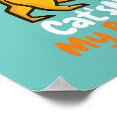 Personalisieren Sie Best Friend Cat Poster (Ecke)